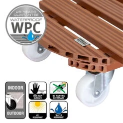 Multi Roller WPC, 150 Kg Tragkraft, Ca. 39 X 39 X 11 Cm 10 Multi Roller WPC, 150 Kg Tragkraft, Ca. 39 X 39 X 11 Cm -LECHUZA || Wagner Verkaufsgeschäft 0920600467 multi roller wpc terracotta 5 116651