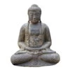 Buddha Sitzend, Grau, Steinguss, 40 X 36 X 25 Cm 2 Buddha Sitzend, Grau, Steinguss, 40 X 36 X 25 Cm -LECHUZA || Wagner Verkaufsgeschäft 0980305981 sitzender Buddha japanisch 100490