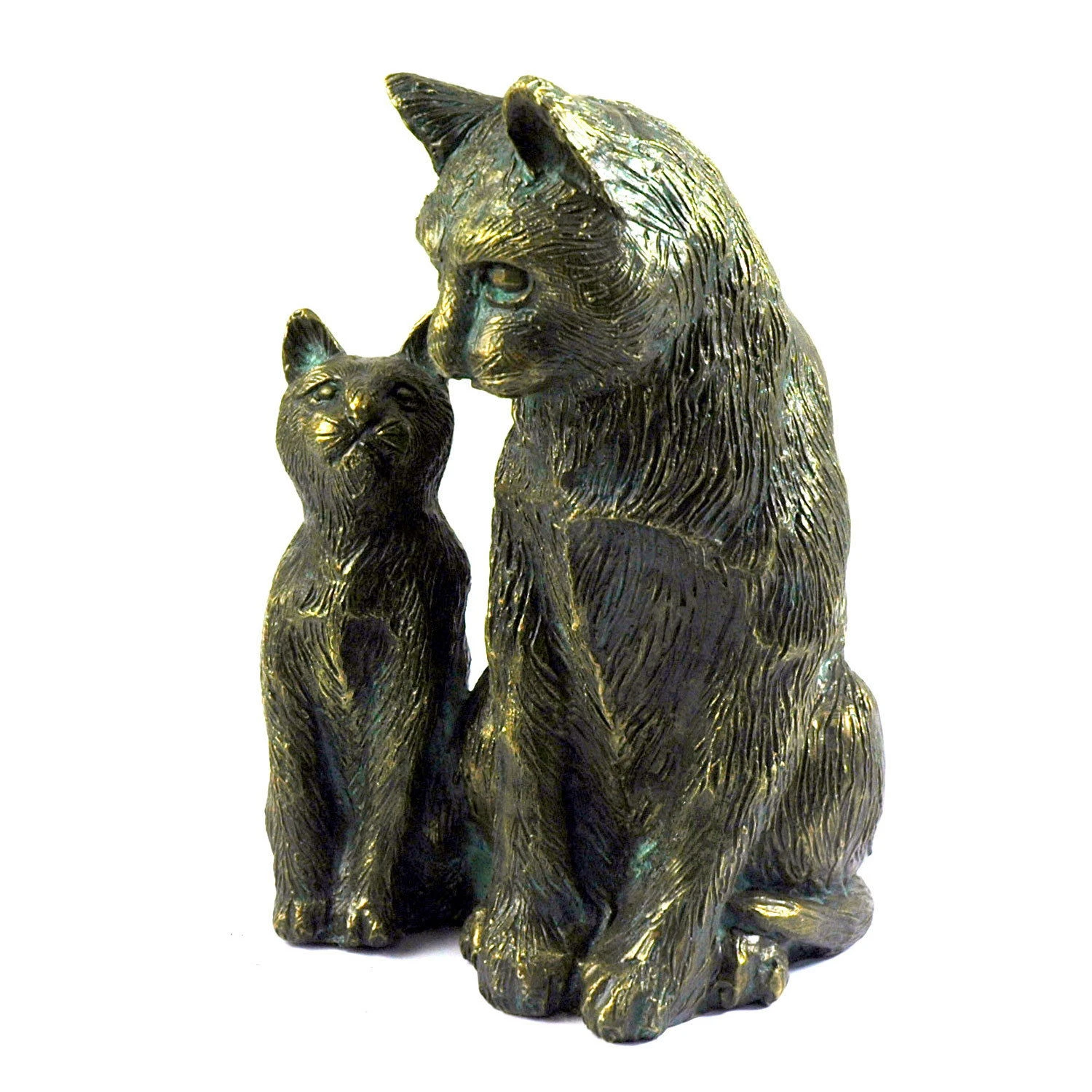 Rottenecker Bronze-Katze Mit Baby, 22 X 13,5 X 11 Cm 3 Rottenecker Bronze-Katze Mit Baby, 22 X 13,5 X 11 Cm