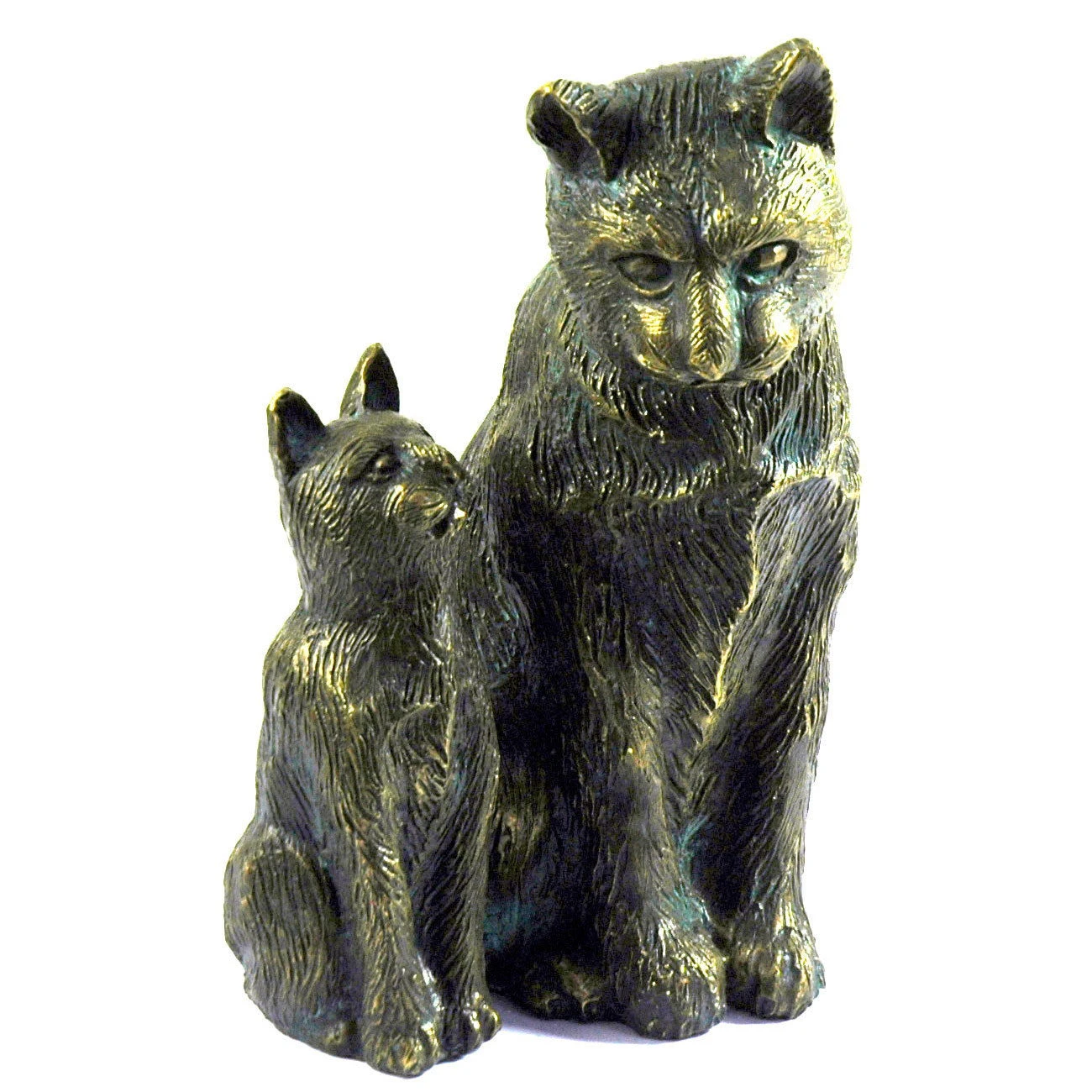 Rottenecker Bronze-Katze Mit Baby, 22 X 13,5 X 11 Cm 4 Rottenecker Bronze-Katze Mit Baby, 22 X 13,5 X 11 Cm – Bild 2