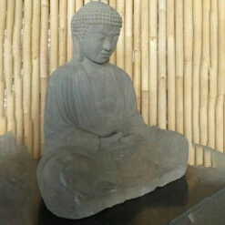 Buddha-Statue, Trockensteinguss, 53 X 40 X 65 Cm -LECHUZA || Wagner Verkaufsgeschäft 0980306821 buddha aus trockensteinguss 3 123370