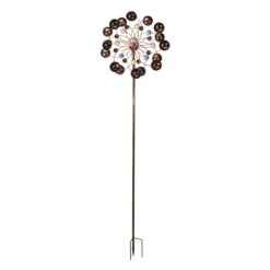 Solarwindrad Venti, Integrierte Solar Glaskugeln, Höhe 130 Cm -LECHUZA || Wagner Verkaufsgeschäft 0980403912 Windrad Venti1 64771