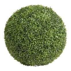 Buchskugel Aus Kunststoff, Kunstpflanze, Grün, Ø Ca. 28 Cm