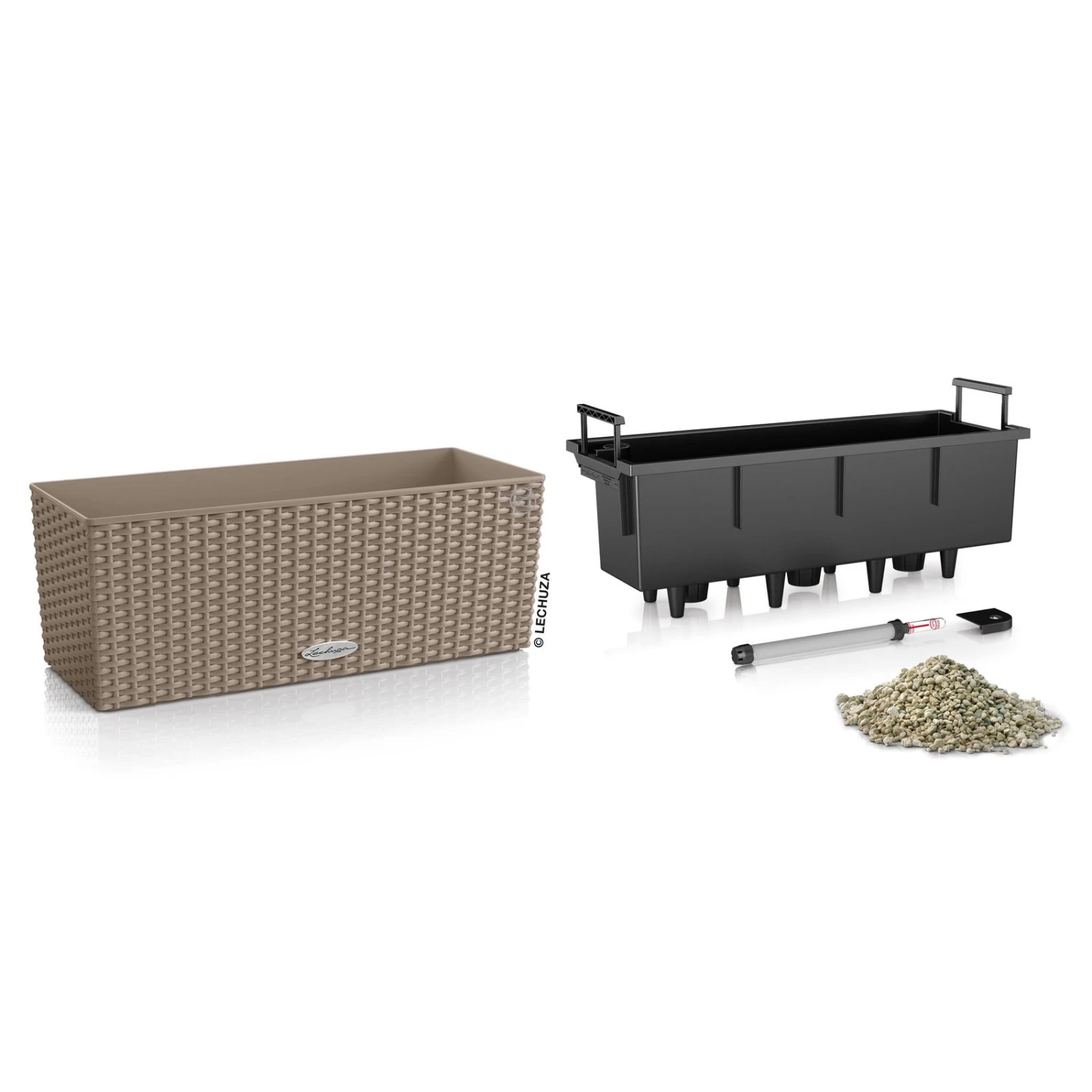 Lechuza 'Balconera Cottage 50', Sandbraun, 50 X 19 X 19 Cm 4 Lechuza 'Balconera Cottage 50', Sandbraun, 50 X 19 X 19 Cm – Bild 2