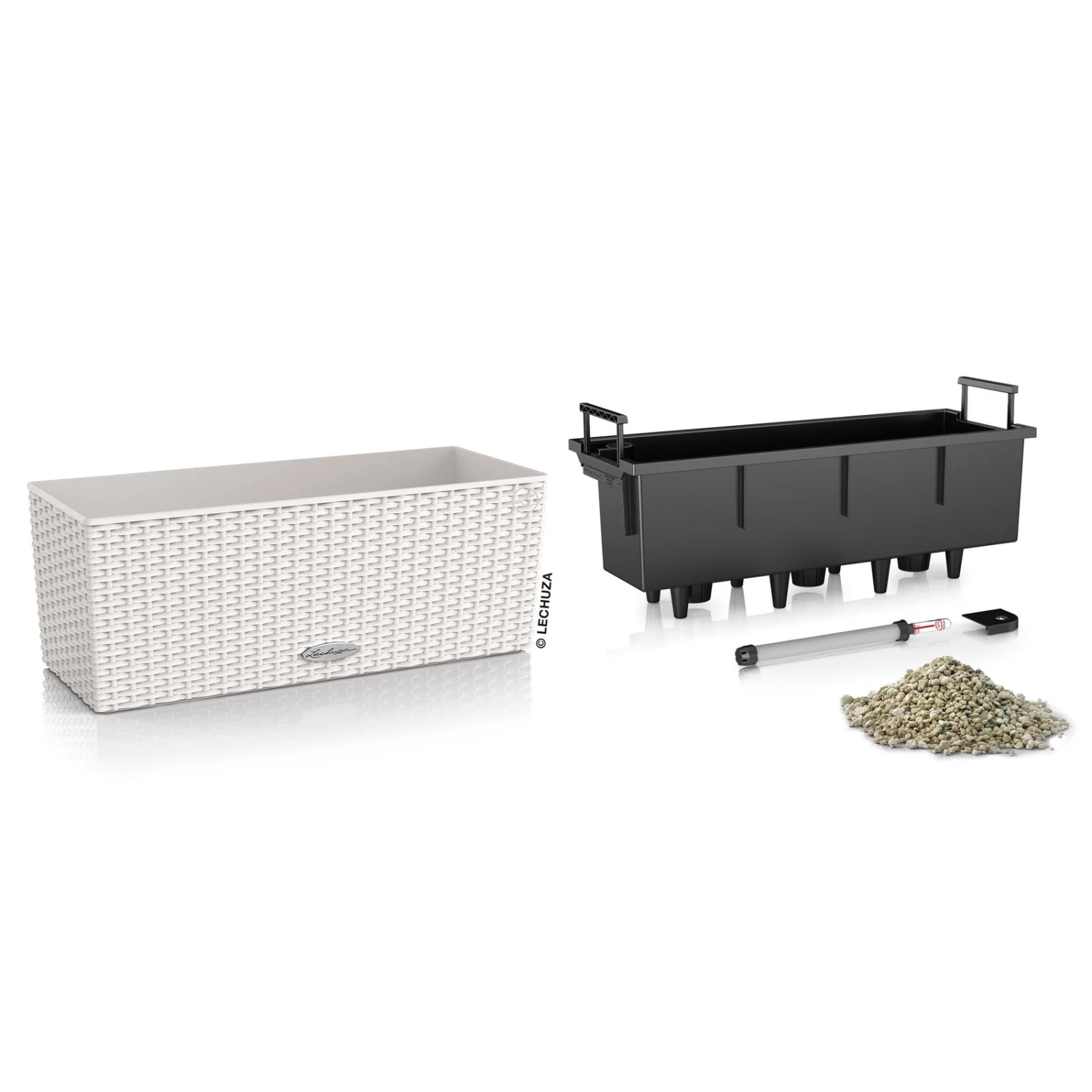 Lechuza 'Balconera Cottage 50', Lichtgrau, 50 X 19 X 19 Cm 4 Lechuza 'Balconera Cottage 50', Lichtgrau, 50 X 19 X 19 Cm – Bild 2