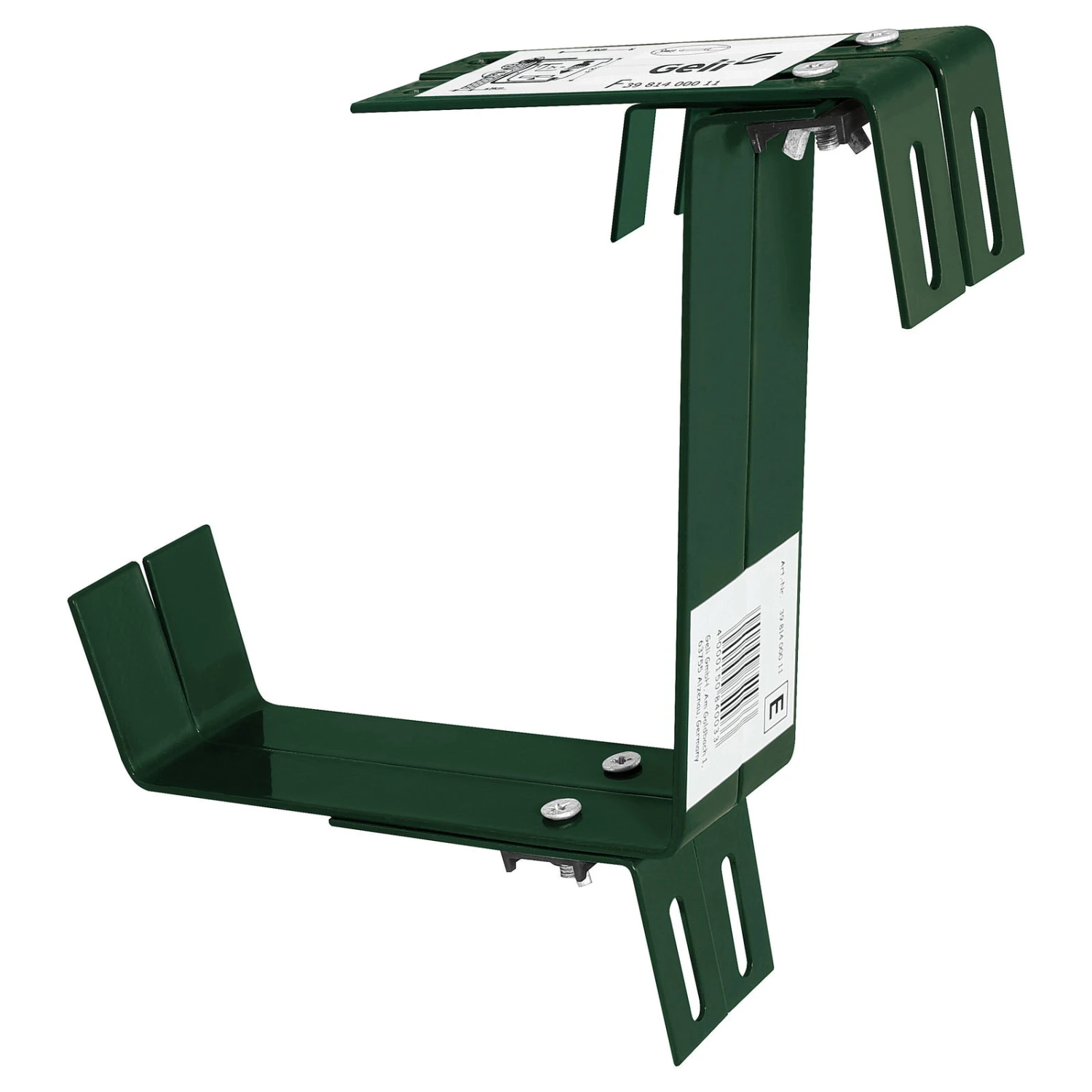 Blumenkastenhalter Aus Bandeisen, Terrakotta, 2-fach Verstellbar 3 Blumenkastenhalter Aus Bandeisen, Terrakotta, 2-fach Verstellbar