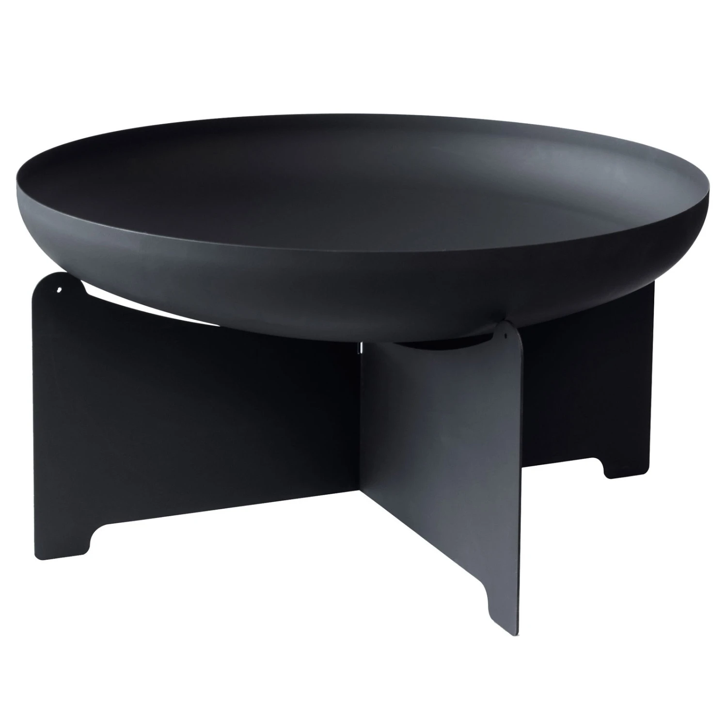 Edelstahl- Feuerstelle 'X 70', Schwarz, 40 X 75 Cm 3 Edelstahl- Feuerstelle 'X 70', Schwarz, 40 X 75 Cm