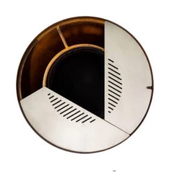 Edelstahl-Feuerstelle 'TRIA', Rost, 100 X 55 X 100 Cm -LECHUZA || Wagner Verkaufsgeschäft 3920100752 Feuerstelle TRIA rost ca100x55x100cm 5 125228