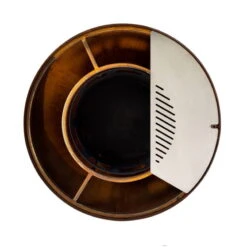 Edelstahl-Feuerstelle 'TRIA', Rost, 100 X 55 X 100 Cm -LECHUZA || Wagner Verkaufsgeschäft 3920100752 Feuerstelle TRIA rost ca100x55x100cm 7 125234