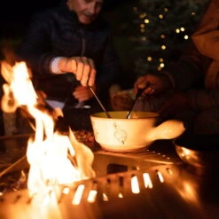 Edelstahl-Feuerstelle 'TRIA', Schwarz, 100 X 55 X 100 Cm -LECHUZA || Wagner Verkaufsgeschäft 3920100753 Feuerstelle TRIA schwarz ca100x55x100cm 1 125237