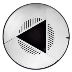 Edelstahl-Feuerstelle 'TRIA', Schwarz, 100 X 55 X 100 Cm -LECHUZA || Wagner Verkaufsgeschäft 3920100753 Feuerstelle TRIA schwarz ca100x55x100cm 5 125235