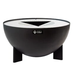 Edelstahl-Feuerstelle 'TRIA', Schwarz, 100 X 55 X 100 Cm -LECHUZA || Wagner Verkaufsgeschäft 3920100753 Feuerstelle TRIA schwarz 109409