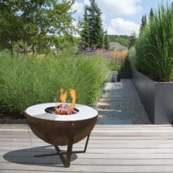 Feuerschale 'Dakota', Rostfarben, Ca. 60 X Ø 80 Cm 12 Feuerschale 'Dakota', Rostfarben, Ca. 60 X Ø 80 Cm -LECHUZA || Wagner Verkaufsgeschäft 3920100762 Feuerstelle Dakota ca 80cm rund 1 1 118576