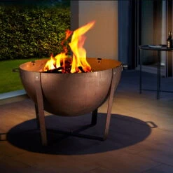 Feuerschale 'Dakota', Rostfarben, Ca. 60 X Ø 80 Cm 14 Feuerschale 'Dakota', Rostfarben, Ca. 60 X Ø 80 Cm -LECHUZA || Wagner Verkaufsgeschäft 3920100762 Feuerstelle Dakota ca 80cm rund 2 1 118578