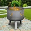 Aufsatz Für Feuerschale Buschbeck, Schwarz, Stahl, Ø 55 Cm X H 34 Cm -LECHUZA || Wagner Verkaufsgeschäft 3920502221 Aufsatz fuer Feuerschale XS 1 118594